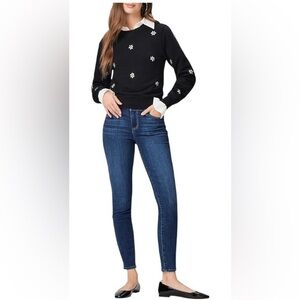 PAIGE Blue Skinny Jeans Medium-Dark Wash